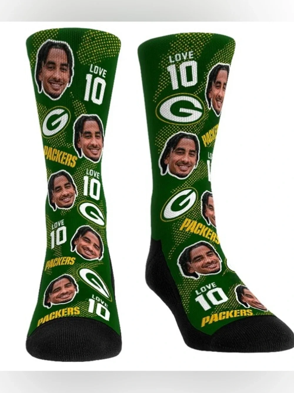JORDAN LOVE GREEN BAY PACKERS Rock'em Socks Sz. L/XL
